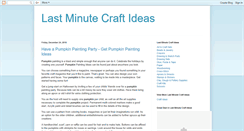 Desktop Screenshot of lastminutecraft-ideas.blogspot.com