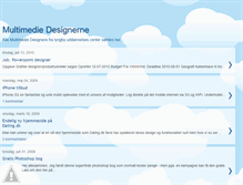 Tablet Screenshot of multimediedesignerne.blogspot.com