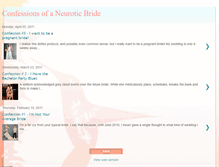 Tablet Screenshot of neuroticbrideconfessions.blogspot.com