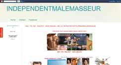 Desktop Screenshot of independentmalemasseur.blogspot.com