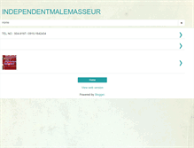 Tablet Screenshot of independentmalemasseur.blogspot.com