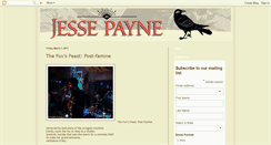 Desktop Screenshot of jessepayneonline.blogspot.com