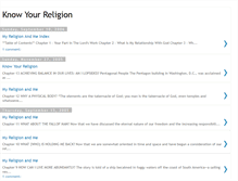 Tablet Screenshot of knowyourreligion.blogspot.com