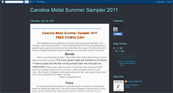 Desktop Screenshot of carolinametalcd.blogspot.com