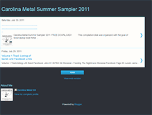 Tablet Screenshot of carolinametalcd.blogspot.com