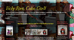 Desktop Screenshot of holyfirecakegirl.blogspot.com