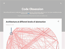 Tablet Screenshot of codeobsession.blogspot.com