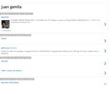 Tablet Screenshot of juangomila.blogspot.com