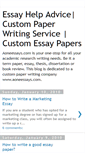 Mobile Screenshot of essayhelpadvice.blogspot.com