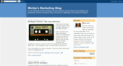 Desktop Screenshot of michiesblog.blogspot.com