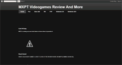 Desktop Screenshot of mxptvideogames.blogspot.com