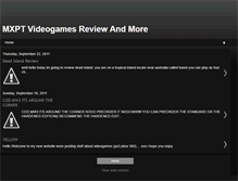 Tablet Screenshot of mxptvideogames.blogspot.com