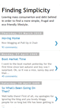 Mobile Screenshot of finding-simplicity.blogspot.com