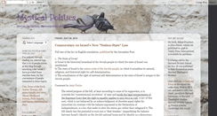 Desktop Screenshot of mystical-politics.blogspot.com