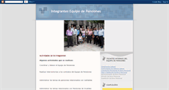 Desktop Screenshot of integrantesequipopensiones.blogspot.com