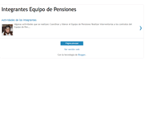 Tablet Screenshot of integrantesequipopensiones.blogspot.com