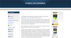 Desktop Screenshot of forex-en-espanol.blogspot.com