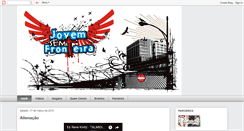 Desktop Screenshot of jovemsemfronteira.blogspot.com
