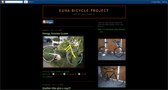 Desktop Screenshot of kunabicycleproject.blogspot.com