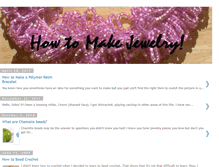 Tablet Screenshot of how-to-make-jewelry.blogspot.com