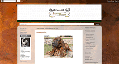 Desktop Screenshot of instinto-canino.blogspot.com