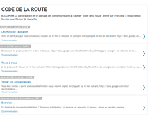 Tablet Screenshot of codelaroute.blogspot.com