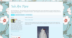 Desktop Screenshot of me-we-are-here.blogspot.com