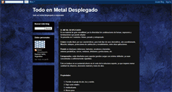 Desktop Screenshot of metaldesplegado.blogspot.com