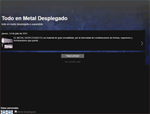 Tablet Screenshot of metaldesplegado.blogspot.com