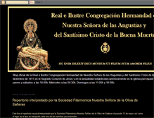 Tablet Screenshot of hermandaddelasangustias.blogspot.com