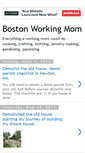 Mobile Screenshot of bostonworkingmom.blogspot.com