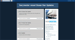 Desktop Screenshot of oceanstarupdates.blogspot.com