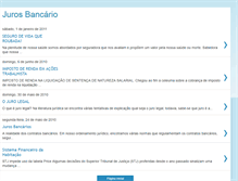 Tablet Screenshot of jurosbancario.blogspot.com