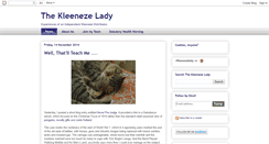 Desktop Screenshot of kleenezelady.blogspot.com