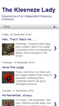 Mobile Screenshot of kleenezelady.blogspot.com