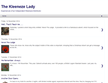 Tablet Screenshot of kleenezelady.blogspot.com