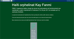 Desktop Screenshot of haitiorphelinatkayfanmi.blogspot.com