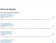 Tablet Screenshot of diarioderiachao.blogspot.com