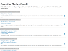 Tablet Screenshot of councillorcarrollupdates.blogspot.com