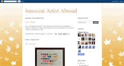 Desktop Screenshot of innocentartist.blogspot.com