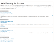 Tablet Screenshot of boomersocialsecurity.blogspot.com