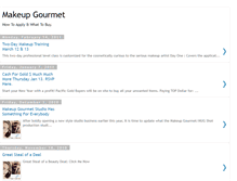 Tablet Screenshot of makeupgourmet.blogspot.com
