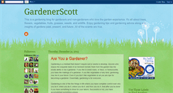 Desktop Screenshot of gardenerscott.blogspot.com