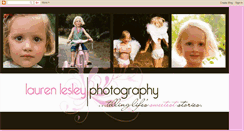 Desktop Screenshot of laurenlesleyphotography.blogspot.com