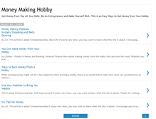 Tablet Screenshot of moneymakinghobby.blogspot.com