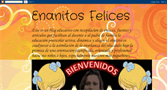 Desktop Screenshot of enanitosfelices.blogspot.com