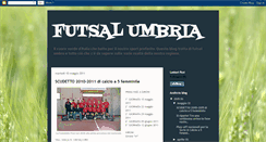 Desktop Screenshot of futsalumbria.blogspot.com