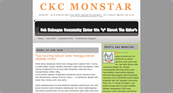 Desktop Screenshot of ckcmonstar.blogspot.com