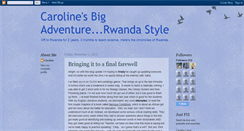 Desktop Screenshot of carolinesbigadventurerwandastyle.blogspot.com