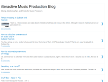 Tablet Screenshot of ilteractive-music.blogspot.com